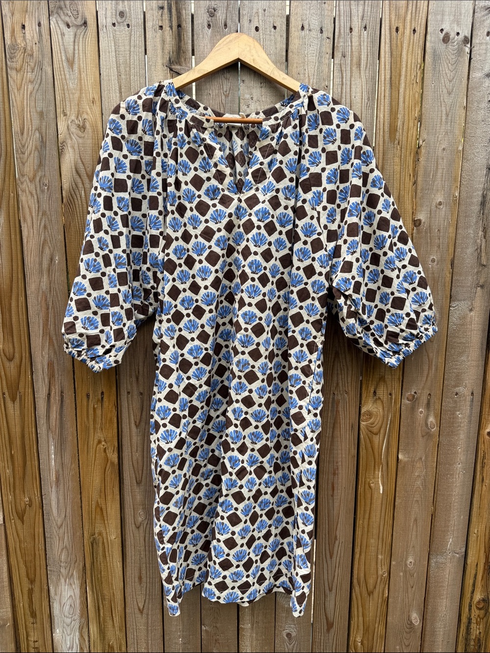 Toast geometric print dress